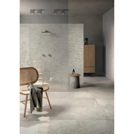 ANTHOLOGY WHITE ROUGH RETT. 60X120