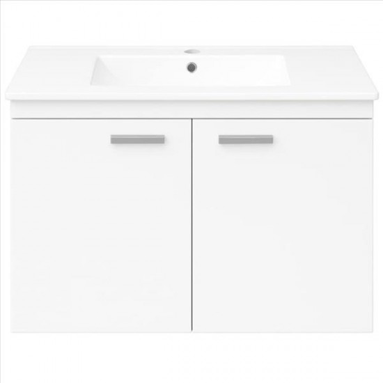 IX ΒΑΣΗ ΝΙΠΤΗΡΑ EMILY 60CM ΛΑΚΑ ΛΕΥΚΗ ΓΥΑΛΙΣΤΕΡΗ 1025-9263-9102