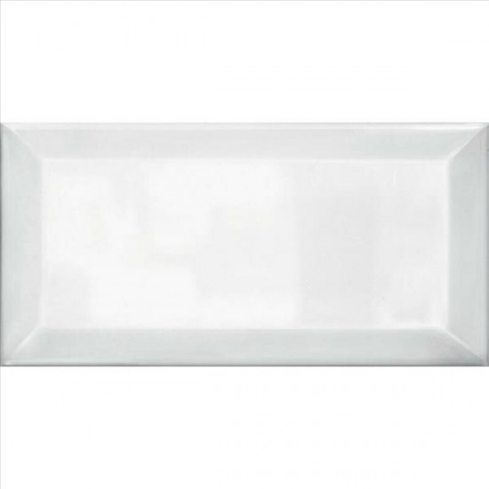 METRO BLANCO BRILLO BISELADO 10X20 ECO ΔΙΑΛΟΓΗ