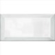 METRO BLANCO BRILLO BISELADO 10X20 ECO ΔΙΑΛΟΓΗ