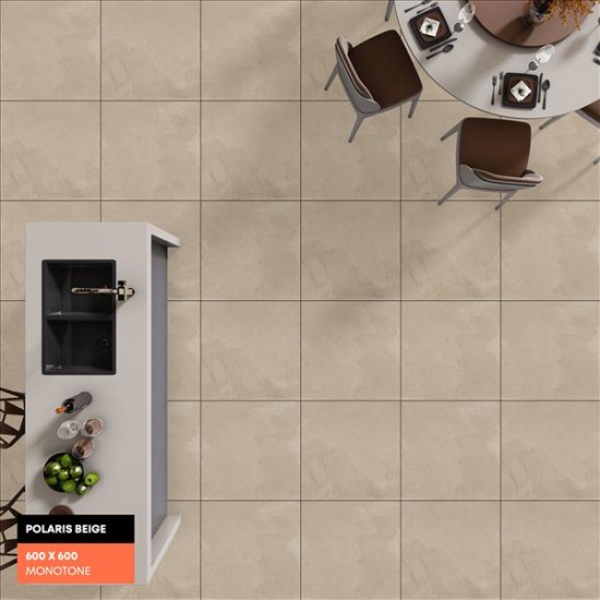 POLARIS BEIGE MAT RETT. 60X60