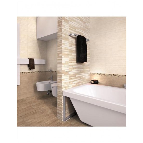 ROVERE EL. BEIGE INTARSIO 20X50 Β021532