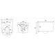 ΛΕΚΑΝΗ ΚΡΕΜΑΣΤΗ & ΚΑΛΥΜΜΑ B-2211 RIMLESS