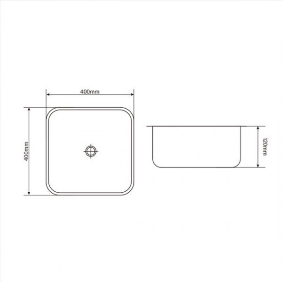 ΝΙΠΤΗΡΑΣ ΓΡΑΝΙΤΕΝΙΟΣ 400W 40x40x12h GREY