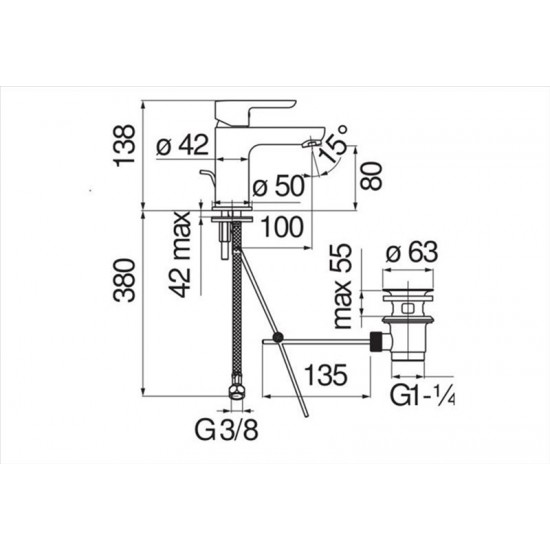 ΜΠΑΤΑΡΙΑ ΝΙΠΤΗΡΟΣ ABC BLACK MATT ABH87118/1BM