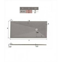 ΝΤΟΥΖΙΕΡΑ 80Χ140 WHITE PIETRA & ΒΑΛΒΙΔΑ